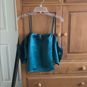 Aritzia Cold Shoulder Blouse